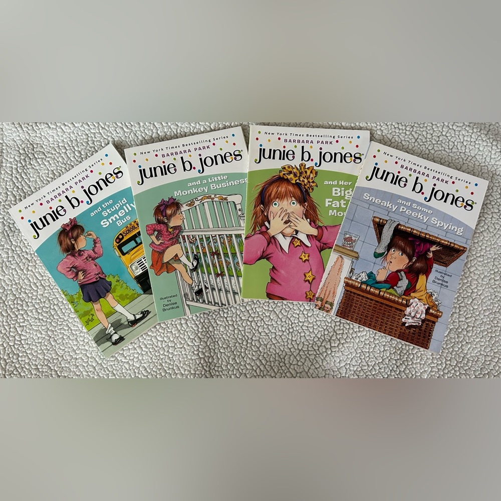 Junie B. Jones by Barbara Park Children book bundle of 4